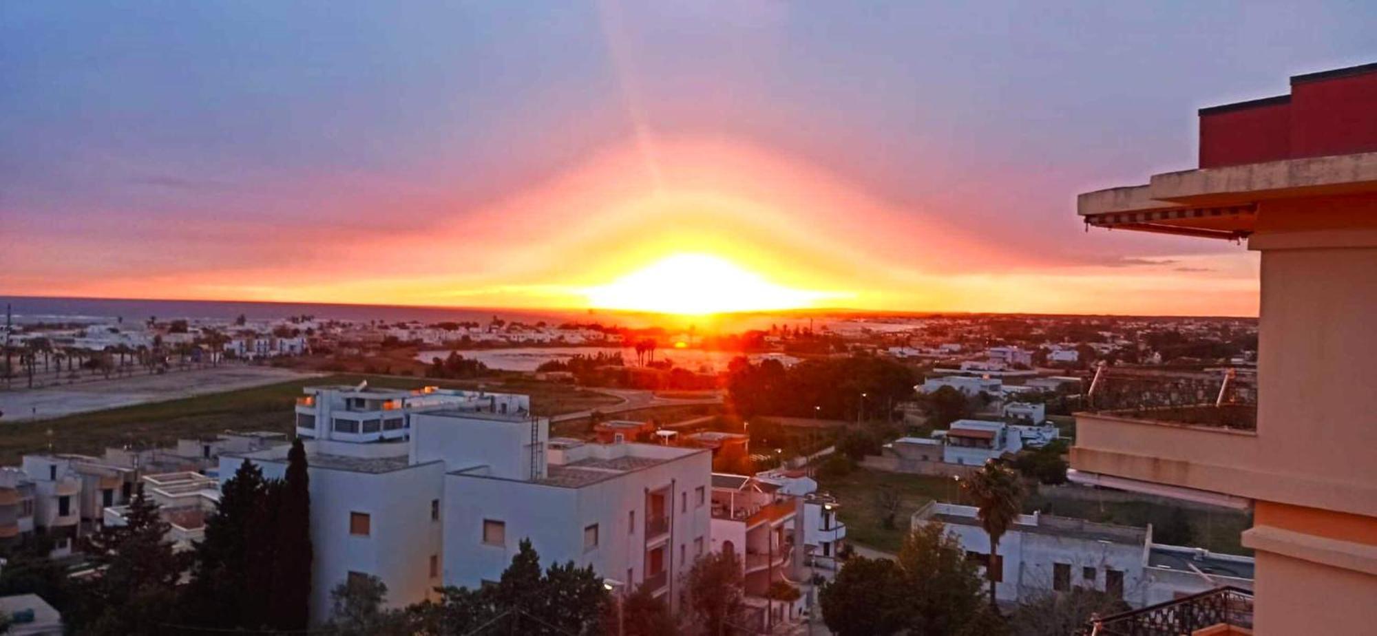 Вилла The Blue Panoramic Penthouse Порто-Чезарео Экстерьер фото